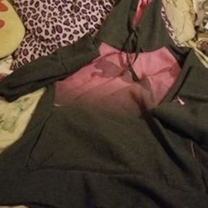 Pink and Grey Puma hoodie!